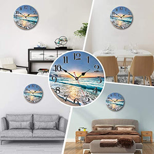 Ocean Sunset Clock