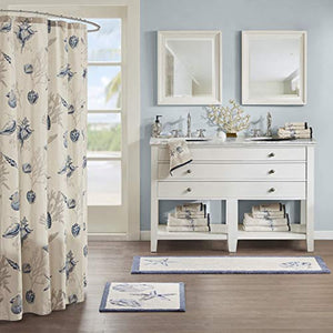 Blue Sea Life Bathroom Rugs