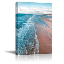 Load image into Gallery viewer, Sandy Beach Wave Canvas
