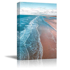 Sandy Beach Wave Canvas