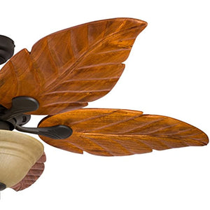 Tropical Wood Leaf Fan