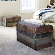 Load image into Gallery viewer, Weathered Wood Storage Chest
