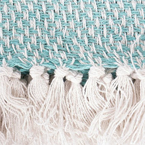 Aqua Woven Throw