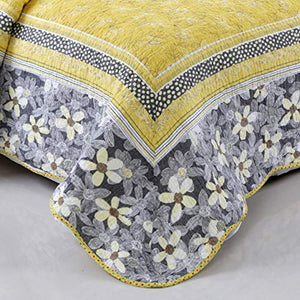 Yellow Floral Bedding Set