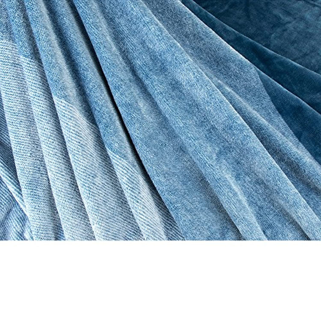 Blue Ombre Fleece Blanket