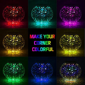 Star Color Changing Mosaic Solar Light