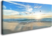 Load image into Gallery viewer, Sunset Sea Canvas
