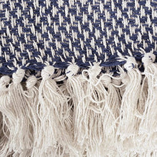 Load image into Gallery viewer, Nautical Blue Woven Throw
