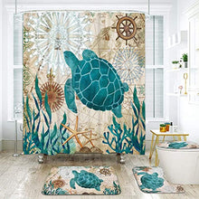 Load image into Gallery viewer, Sea Turtle Bathroom Set
