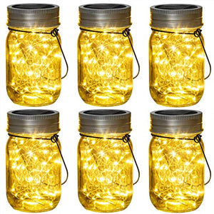 Mason Jar Firefly Lights (6 Pack)