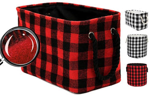 Square Flannel Storage Bins