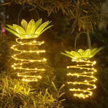 Load image into Gallery viewer, Hanging Pineapple Solar Lights
