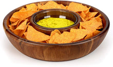 Load image into Gallery viewer, Premium Wood Chip &amp; Dip Serving Set
