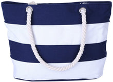 Load image into Gallery viewer, Stripe Canvas Tote Bags
