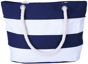 Stripe Canvas Tote Bags