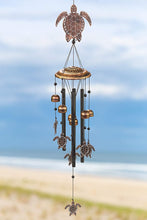 Load image into Gallery viewer, Copper Sea Turtle Wind Chime
