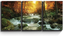 Load image into Gallery viewer, Waterfall Forest Scene Canvas
