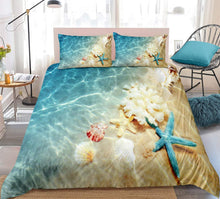 Load image into Gallery viewer, Ocean Floor Duvet Cover Set
