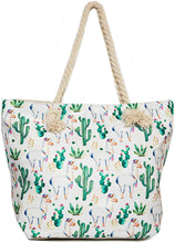 Load image into Gallery viewer, Cactus &amp; Llama Travel Bag
