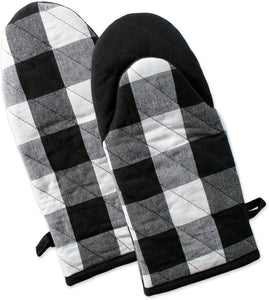 Plaid Oven Mitts (Set of 2)