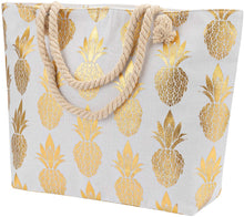 Load image into Gallery viewer, Pineapple Canvas Tote Bags
