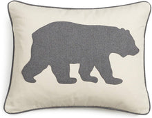 Load image into Gallery viewer, Grey Bear Decorative Pillow
