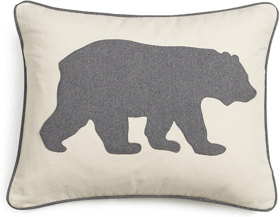 Grey Bear Decorative Pillow