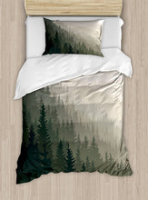 Load image into Gallery viewer, Green Tree Duvet Bedding Set
