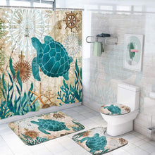 Load image into Gallery viewer, Sea Turtle Bathroom Set
