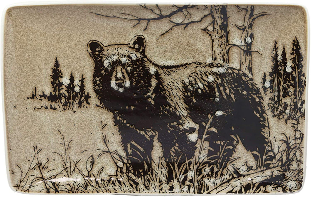 Forest Black Bear Platter