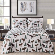 Load image into Gallery viewer, Moose &amp; Tree Bedding Sets
