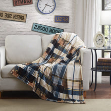 Load image into Gallery viewer, Plaid Throw Blanket
