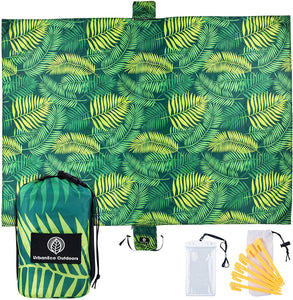 Oversized Leaf  Beach Blanket