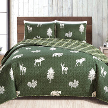 Load image into Gallery viewer, Rustic Solid Deer &amp; Pine Tree Bedding Sets
