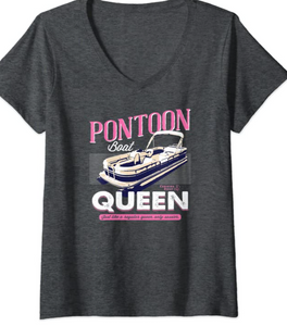 Women's Pontoon Queen Boat T-Shirt