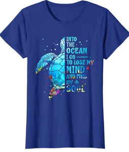 Into The Ocean I Go T-Shirt For Women