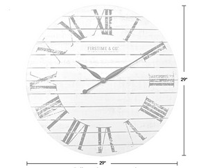 Shiplap Wall Clocks